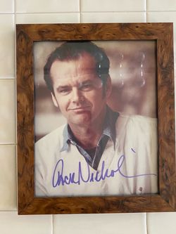 Jack Nicholson Signed Framed Photo
