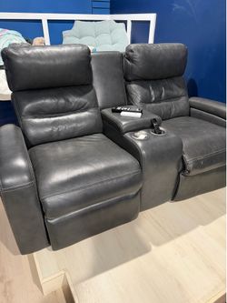 Double Recliner Couch Chairs