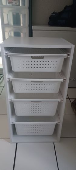 4 drawer storage cart