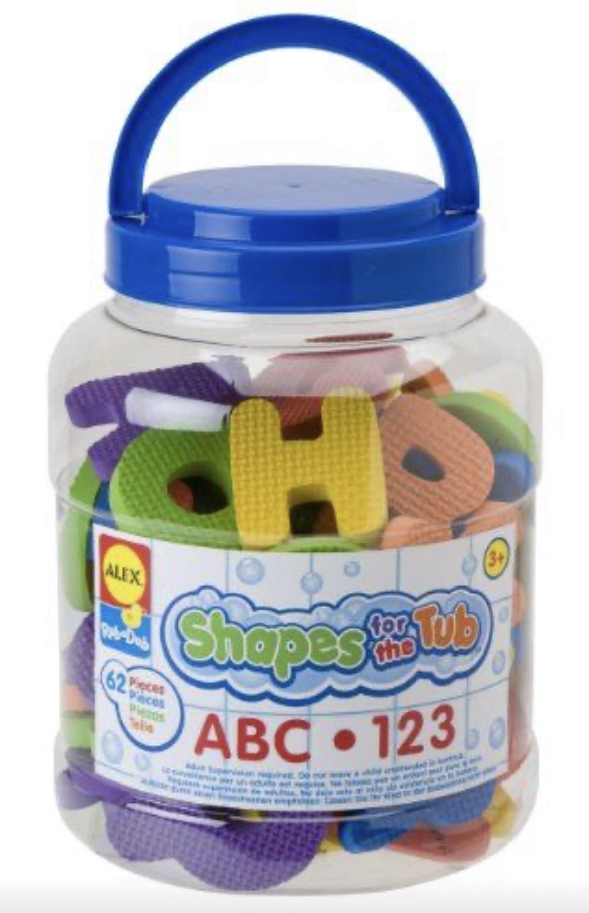 Shapes for the Tub ABC . 123 Floaty Colorful Laters And Numbers