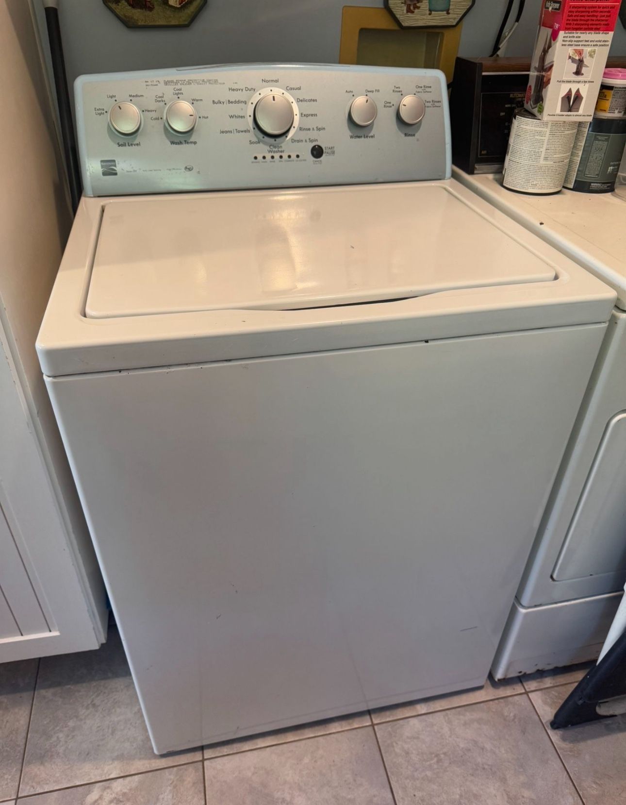 NEW Kenmore Series 500 Washer, Top-Load, Auto-Load Sensing