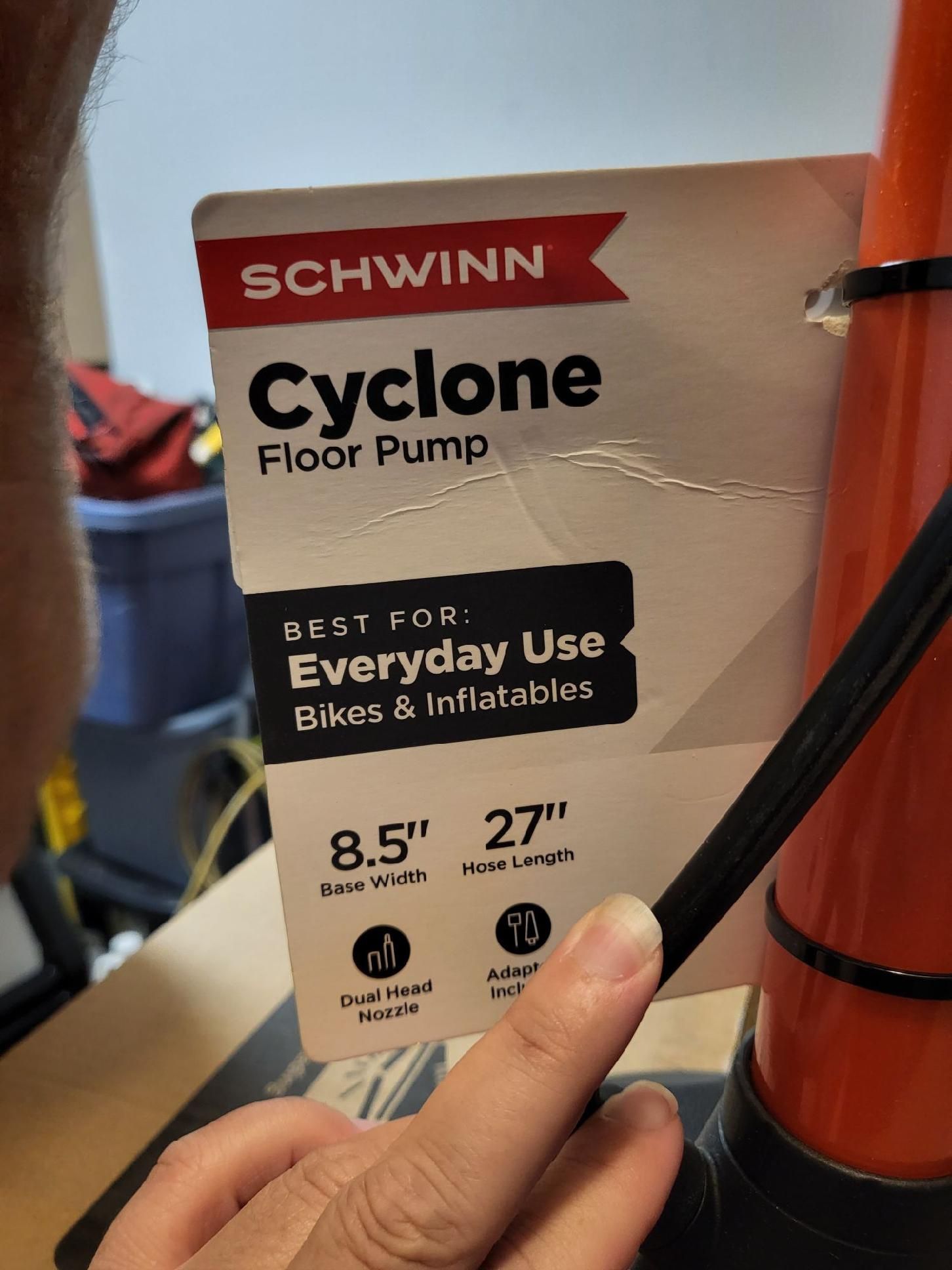 Schwinn Cyclone Bike Ball Pump