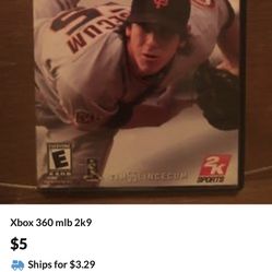 Two Xbox 360 Baseball Games