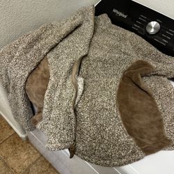 Jason Maxwell Zip Up Fleece Sweater