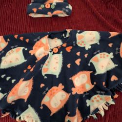 Handmade Shawl And Hat Set 