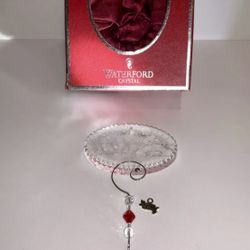 Waterford Crystal 2011 The Night  Before Christmas Ornament With Enhancer