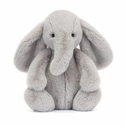 Jellycat Bashful Luxe Elephant Thuddeus Medium EUC