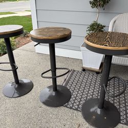 Carbon Loft Goddard Adjustable Bar Stools (Set of 3)