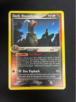 Dark Houndoom - Non-Holo #37 Team Rocket Returns Pokemon TCG
