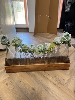 Wood table centerpiece dining table
