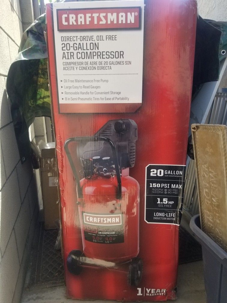 Craftsman 20 Gallon Air Compressor
