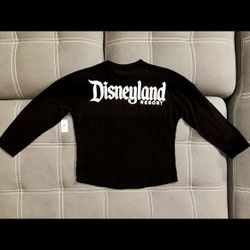 New Disneyland Resort Spirit Jersey Small Adult Shirt Black Disney
