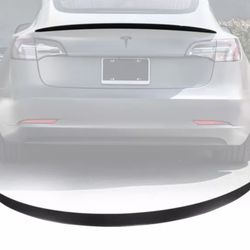 Fits 17-22 Tesla Model 3 OE Factory Unpainted ABS Trunk Spoiler Wing