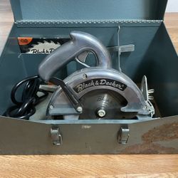 Vintage Black And Decker Saw 6 1/2
