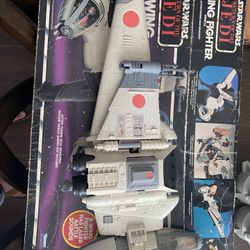 Vtg Star Wars Return of the Jedi B-Wing Fighter Vehicle 1984 Kenner w/ Orig Box