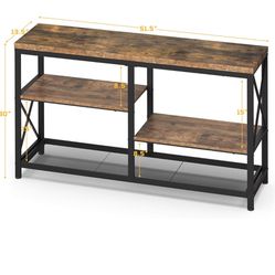  Industrial Console Table