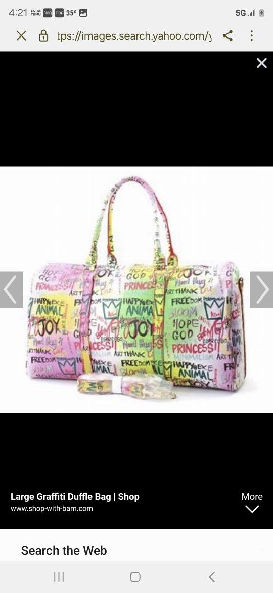 Graffiti Duffle