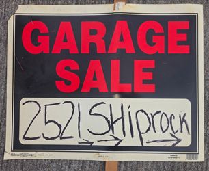 Garage Sale Friday 10-2  and Saturday 10-3 From 8am to 2pm