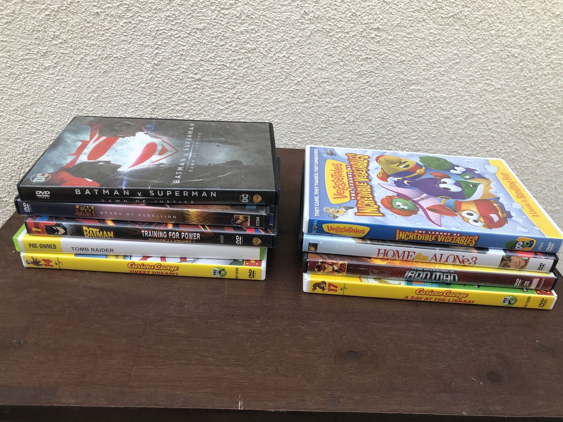 VARIOUS KIDS DVD’s