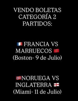 England vs Norway and France Vs Marruecos