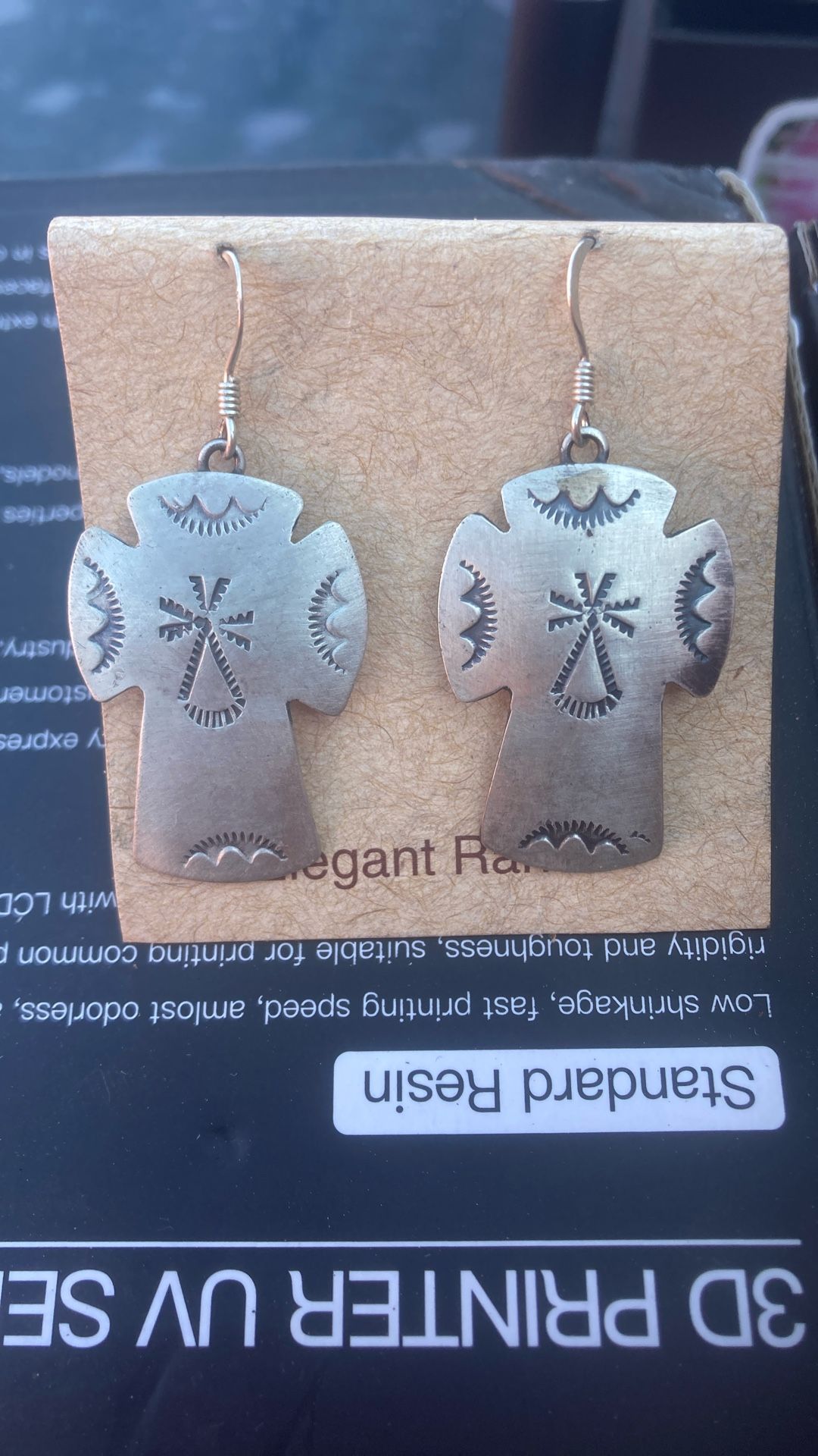 Brand New Handmade Beautiful Pair Of Sterling Silver Earrings