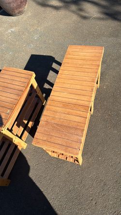 Bamboo wooden table