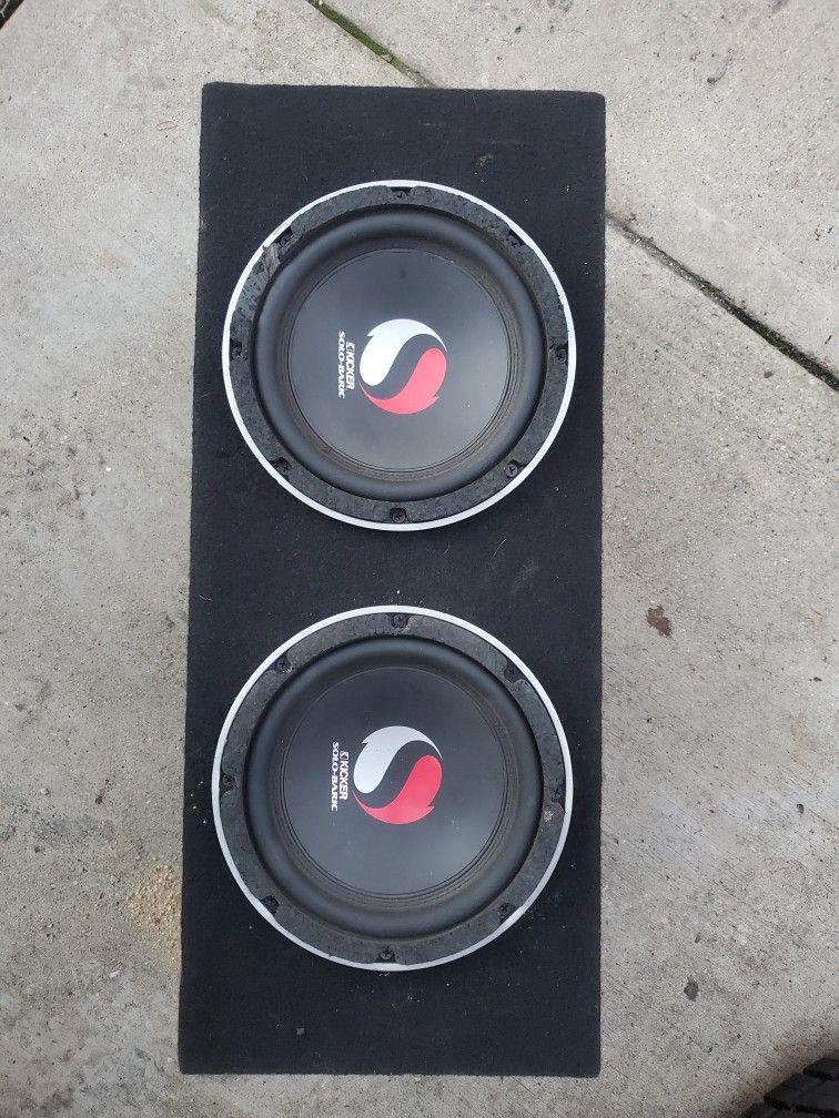 Original 8 Inch Solo-Baric Kicker U.S Made Woofers