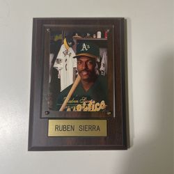 Ruben Sierra Plaque