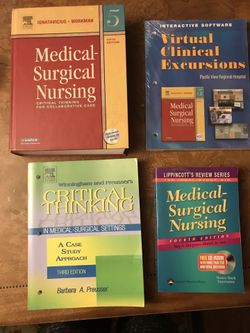 Nurse Text Book Lippincotts, Winingham, and Ignatavicius Medical Surgical Nursing 