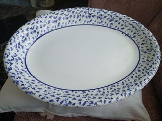 Large Oval Ceramic Serving Platter