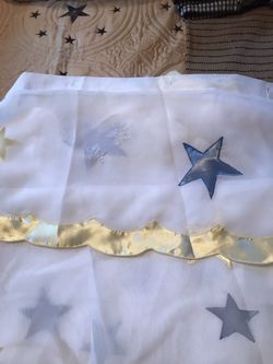Shower curtain with stars