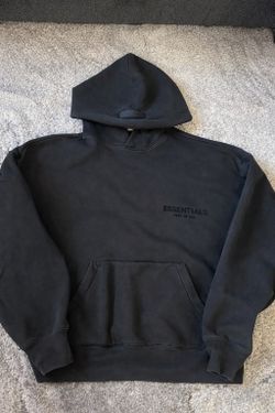 Essentials Fear Of God Black Hoodie