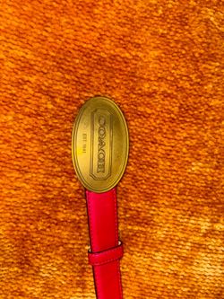 COACH BELT PINK