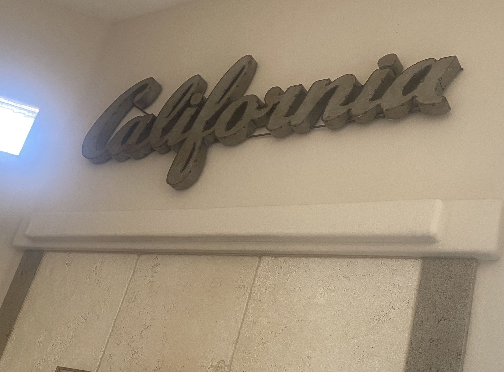 California Metal Sign 4 1/2 Ft