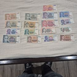 Yugoslavia Different Banknote 