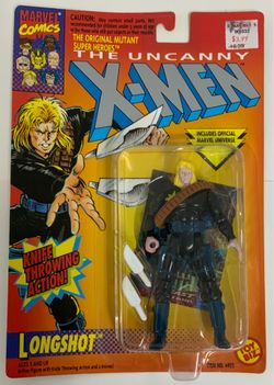 Uncanny X-MEN Longshot Action Figure 1993 Marvel Toybiz MOC New On Card