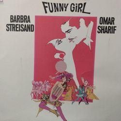 Vintage Barbra Streisand And Omar Sharif Funny Girl Movie Soundtrack Album