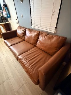leather sofa