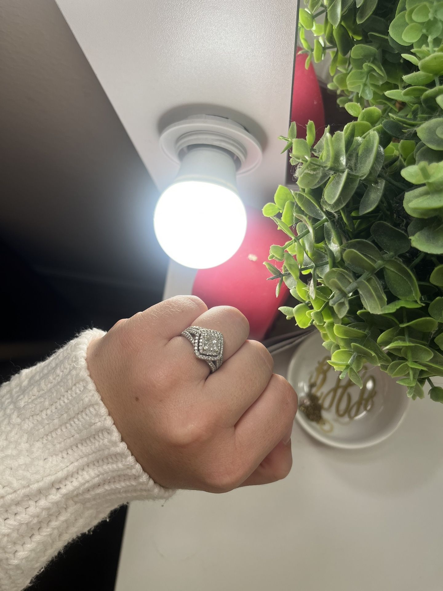 Engagement Ring , 6.5 Can Be Resized Bought For 1,700 From Helzberg Diamonds, $800