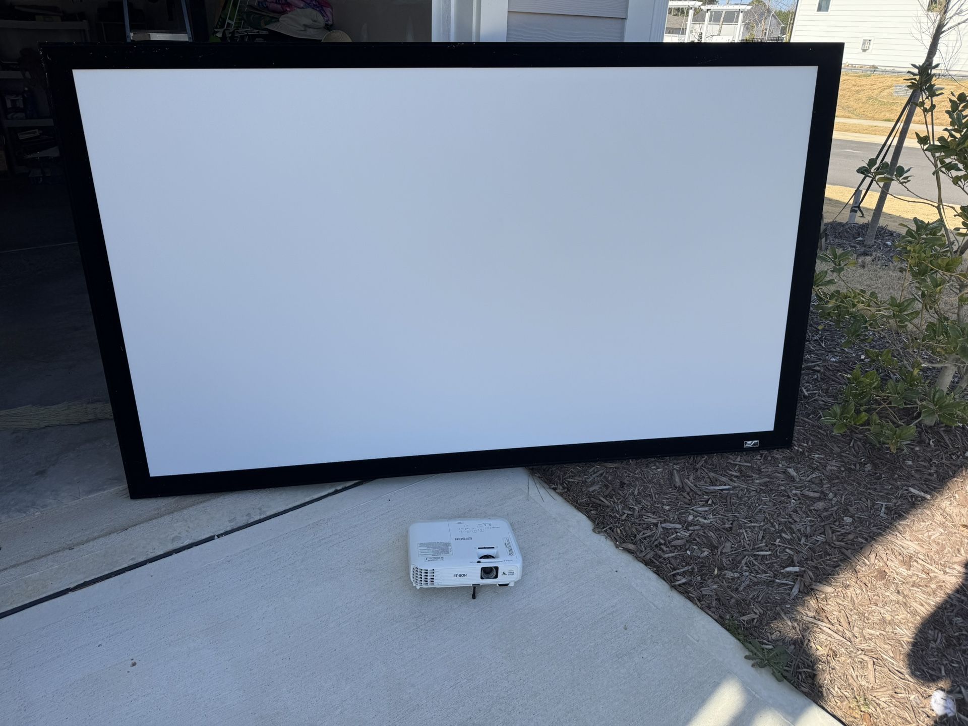 Epson projector and 98 Inch Screen