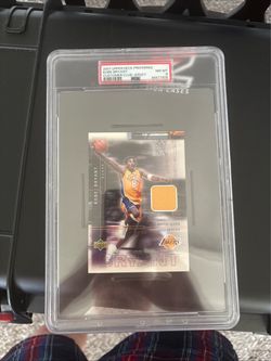 2000-01 UD Customer Club Oversized Game-Used Jersey Kobe Bryant /750 PSA 8