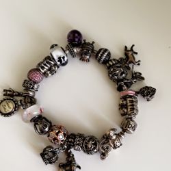 Pandora Bracelet And Charms 