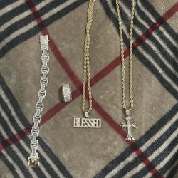 Jewelry Ring, Bracelet And Necklaces