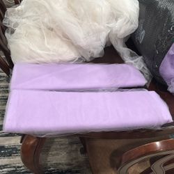 Lavender And White Tulle