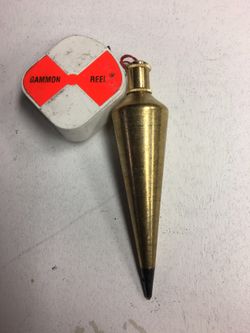 Solid brass Gammon Reel