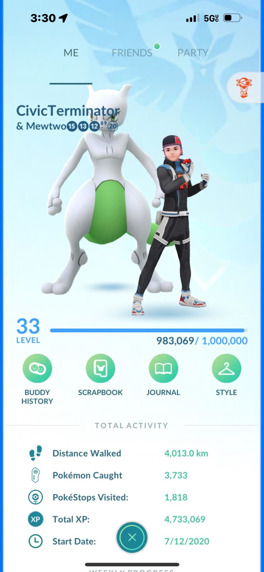 Pokémon Go Account