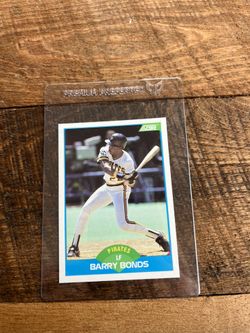 1989 Barry Bonds Card Score