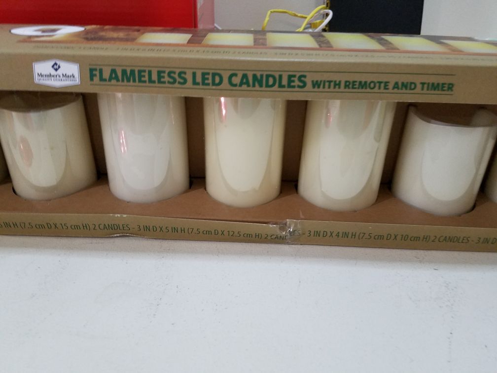 Flameless led candles original new
