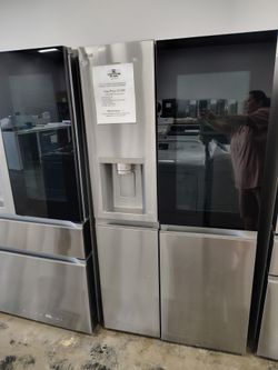 LG 27cu side by side refrigerator craft icemaker