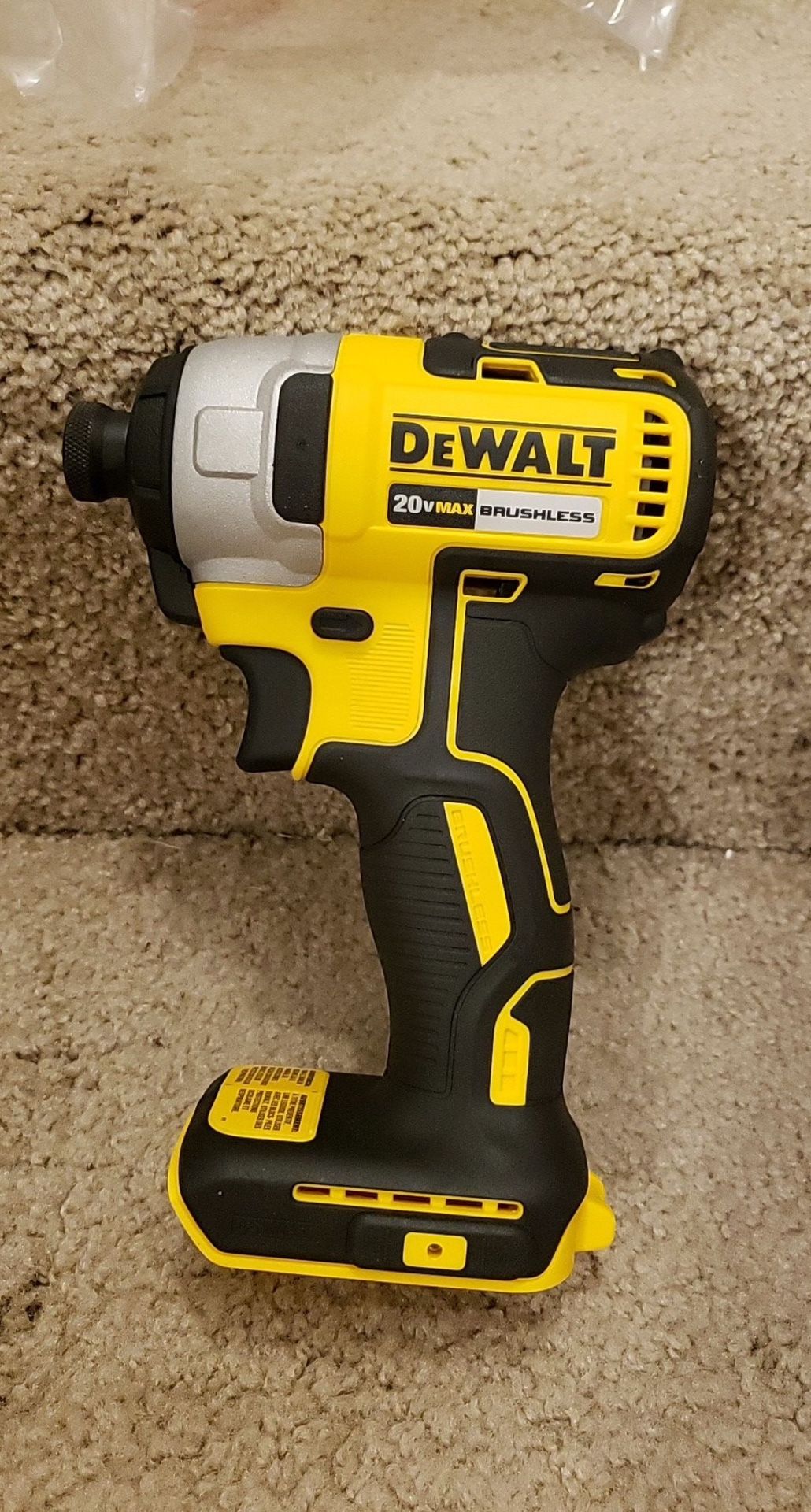 DEWALT DCD787 20V MAX* Brushless 1/4 in. Cordless Impact Driver